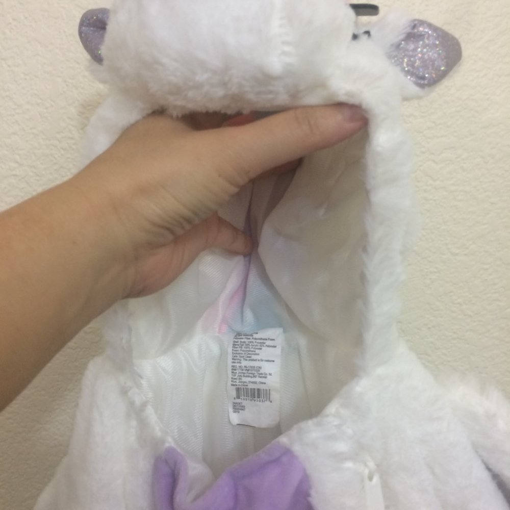 Halloween Costume Unicorn Toddler 2-3T Jumpsuit - Picture 4 of 13